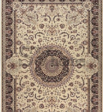 Високощільний килим Royal Esfahan-1.5 2879A Cream-Brown - высокое качество по лучшей цене в Украине.